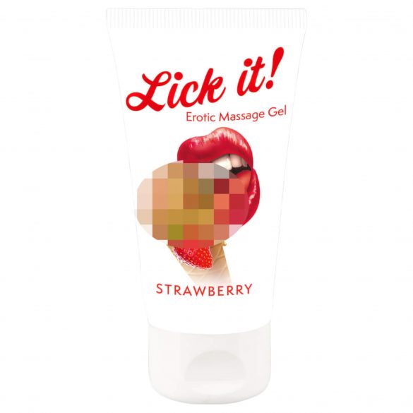 Lick it! - 2in1 söödav libesti - maasikas (50ml) 