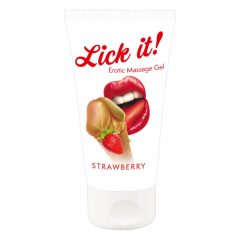Lick it! - 2in1 söödav libesti - maasikas (50ml)