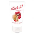 Lick it! - 2in1 söödav libesti - šampanja-maasikas (50ml)
