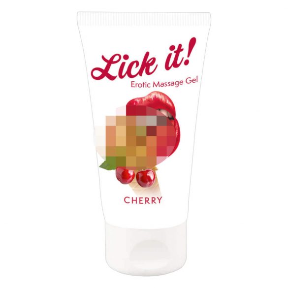 Lick it! - 2in1 söödav libesti - kirss (50ml) 