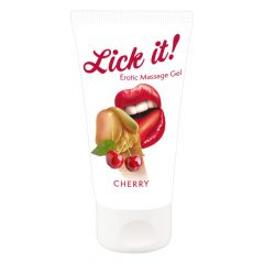 Lick it! - 2in1 söödav libesti - kirss (50ml)