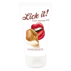 Lick it! - 2in1 söödav libesti - valge šokolaad (50ml)
