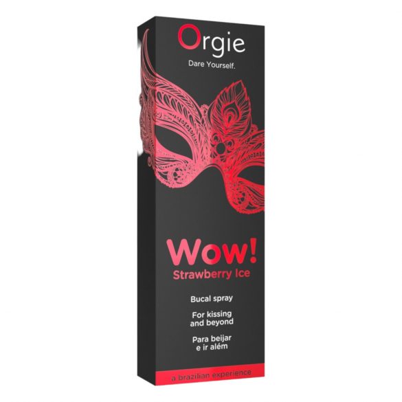 Orgie Wow Maasika Jää - jahutav oraalspreid (10ml) 