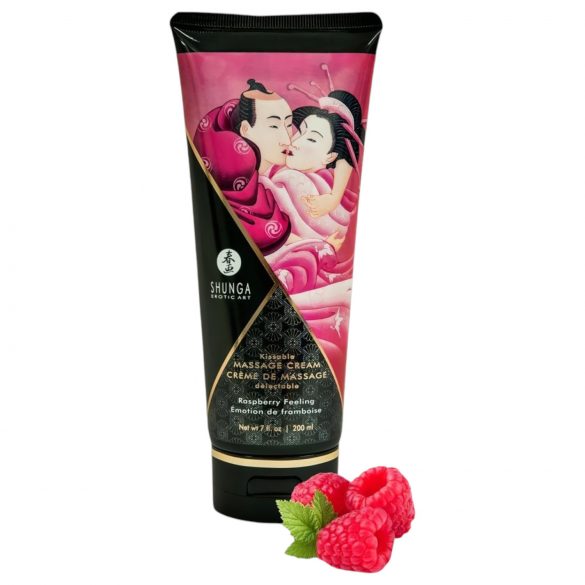 Shunga - massaažikreem - vaarikas (200ml)