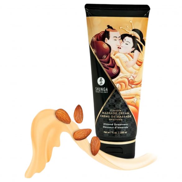 Shunga - massaažikreem - magus mandel (200 ml) 