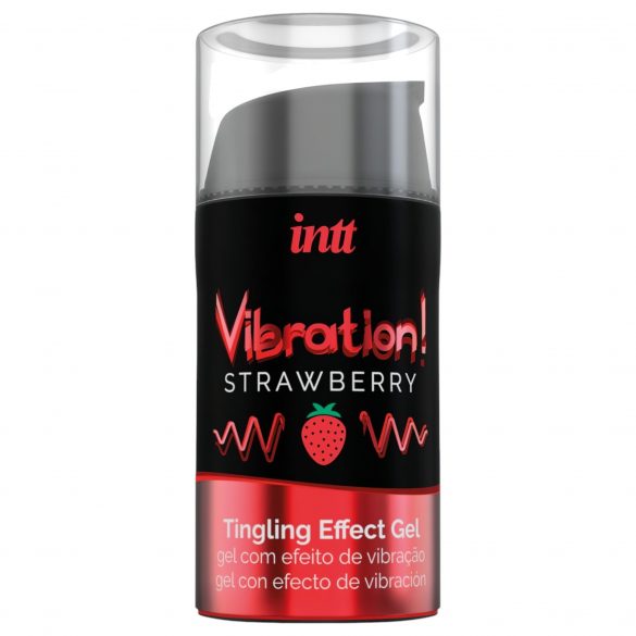 Intt Vibration! - vedel vibraator - maasikas (15 ml)