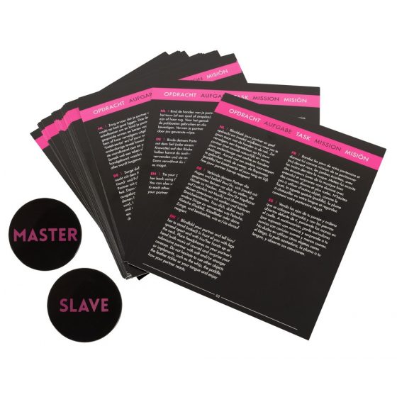 Master & Slave - Sidumis mängukomplekt (pruun-must)