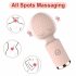 Sunfo Strawberry - veekindel mini masseeriv vibraator (roosa) 