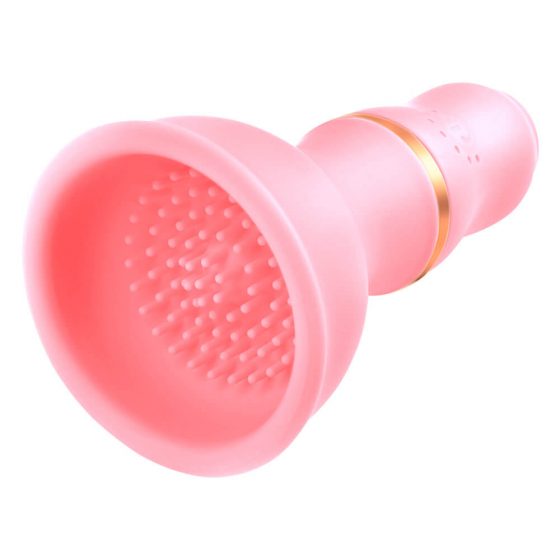 Sunfo - akuga vibratsiooniga nibu stimuleerija (roosa)