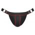 Svenjoyment - metallrõngaga jockstrap (must)  - L/XL