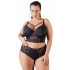 / Cottelli Plus Size - paeltega pitsiline rinnahoidja (must) 