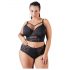 / Cottelli Plus Size - rihmkoes-pitsiline rinnahoidja (must) - 90D