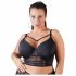 / Cottelli Plus Size - paeltega pitsiline rinnahoidja (must)  - 95D