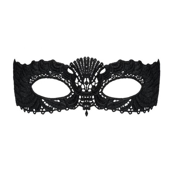 Obsessiiv - tikitud Veneetsia mask (must)