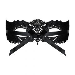 Obsessiiv - tikitud Veneetsia mask (must)