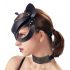 Bad Kitty - kunstnahast, rhinestones'i kassimask - must (S-L) 