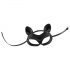 Bad Kitty - nahkne mask kividega - must (S-L)