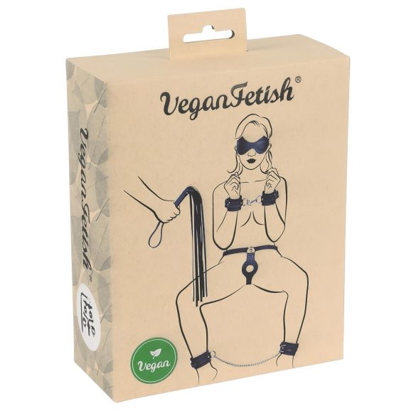 Vegan Fetish - sidumiskomplekt (7-osaline) - musta