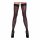 Cottelli Legwear - leopardimustriga reite sukk (must) 