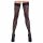 Cottelli Legwear - leopardimustriga reite sukk (must) 