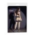 Cottelli Legwear - tagant triibuline lipsuga sukkpüksid (naturaalne) - 5