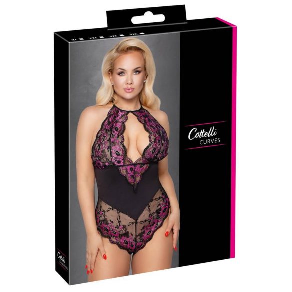 Cottelli Plus Size - lilleline body (must-lilla) 