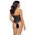 Cottelli Party - lillemustriga body (must)  - L