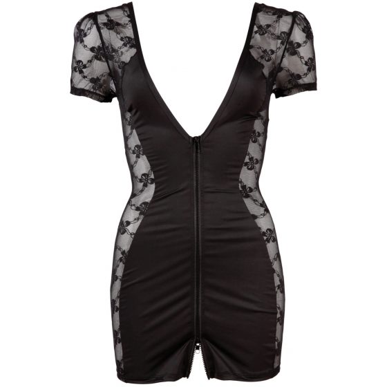 Cottelli - Pitsiline paeltest kaunistatud kleit (must) - XL