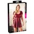 Cottelli Plus Size - A-lõikeline minikleit (bordoo)