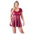 Cottelli Plus Size - A-lõikeline minikleit (bordoo) - XL