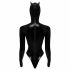 Black Velvet - pikade varrukatega Batwoman body (must)
  - M