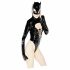 Black Velvet - pikade varrukatega Batwoman body (must)
  - M