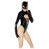 Black Velvet - pikkade varrukatega Batwoman bodi (must) - M