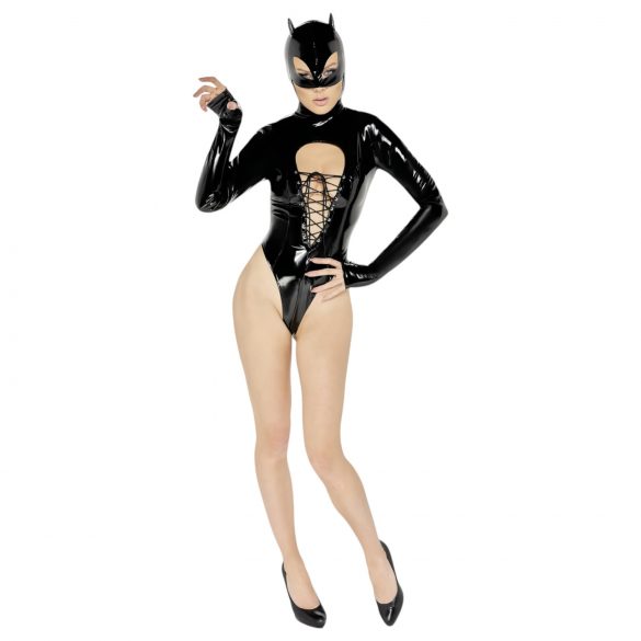 Must Samet - pikkade varrukatega Batwoman body (must) - L