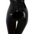 LATEX - pikkade pikasäärtel naiste ülikond (must) - XL