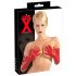 LATEX - pikad unisex kindad (punane)  - M