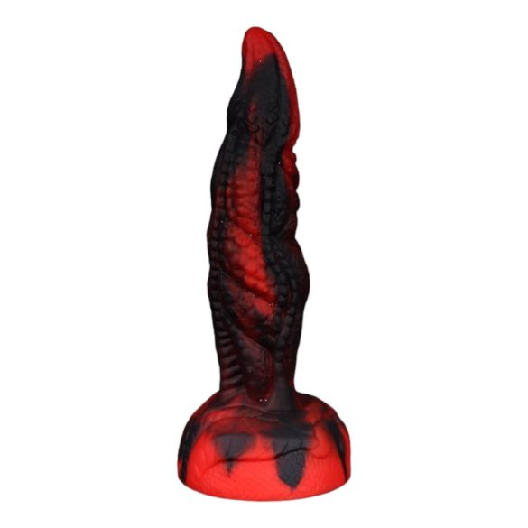 OgazR Hell Dong- imemistuvate sooniline dildo - 20 cm (must-punane) 