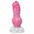 Animalorny Buldog - koera peenise dildos - 17cm (roosa) 