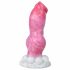 Animalorny Buldog - koera peenise dildos - 17cm (roosa) 