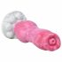 Animalorny Buldog - koera peenise dildos - 17cm (roosa) 