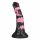 Bad Horse - silikoonist hobuse tööriista dildo - 18cm (must-roosa) 