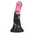 Bad Horse - silikoonist hobuse tööriista dildo - 18cm (must-roosa) 