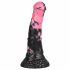 Bad Horse - silikoonist hobuse tööriista dildo - 18cm (must-roosa) 