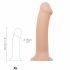 / Strap-on-me XL - kahekordse kihiga realistlik dildo - eriti suur (naturaalne) 