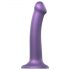 Strap-on-me Metallic Shine M - nahasõbralik dildo (metall-lilla)