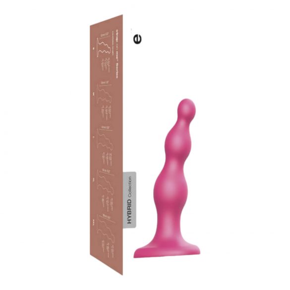 Strap-on-me pärlid S - roosad, taldvarrega dildo