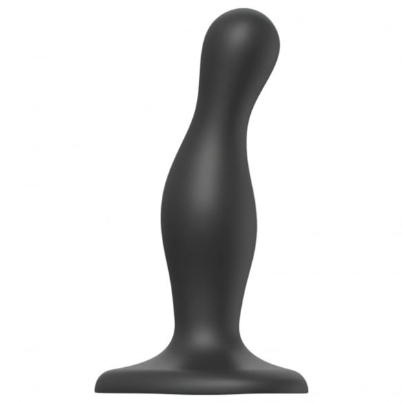 Strap-on-me Curvy S - laineline, alusega dildo (must) 