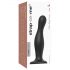 Strap-on-me Curvy L - laineline, jalaga dildo (must)