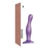 Strap-on-me Curvy M - laineline, alusega dildo (lilla)