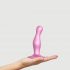 Strap-on-me Curvy S - laineline, alusega dildo (roosa) 